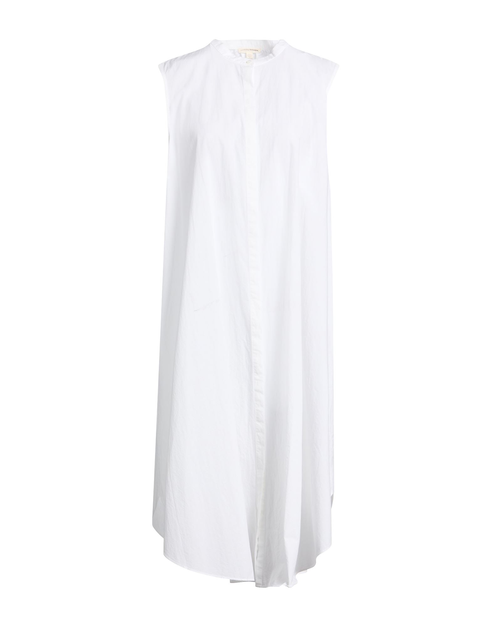 EILEEN FISHER Midi-kleid Damen Weiß von EILEEN FISHER