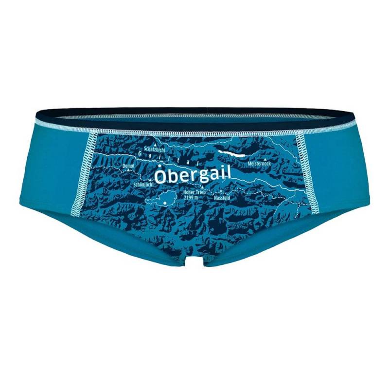 EIN SCHÖNER FLECK ERDE Hipster Hipster OBERGAIL – Pfauenblau mit Berg-Print von EIN SCHÖNER FLECK ERDE