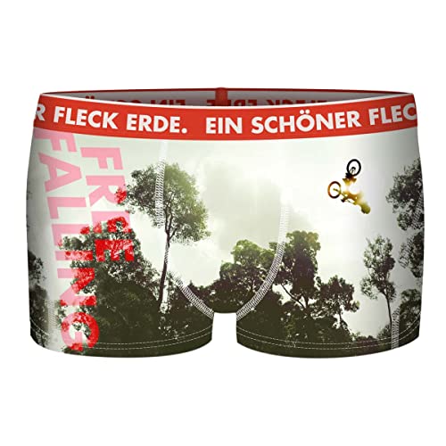 EIN SCHÖNER FLECK ERDE. M Free Falling Boxer Grün - Nachhaltige trendige Herren Bio-Baumwoll Boxershorts, Größe XL - Farb von EIN SCHÖNER FLECK ERDE.