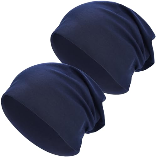 EINSKEY Mütze Herren Damen Dünne Slouch Beanie Hat Leicht Atmungsaktiv Sportmütze Übergangsmützen für Joggen, Fahrradfahren, Schlafen, Haarausfall, Chemo von EINSKEY