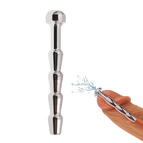 EIROVYA Dilator Harnröhre Edelstahl Hohl Penis Plug,Katheter Harnröhre Mann,Penis Sexspielzeug für Männer Solo,Prostata Massage,Harnröhren Dilatatoren Männer Penisplug (Ø:6mm), 1 Stück von EIROVYA