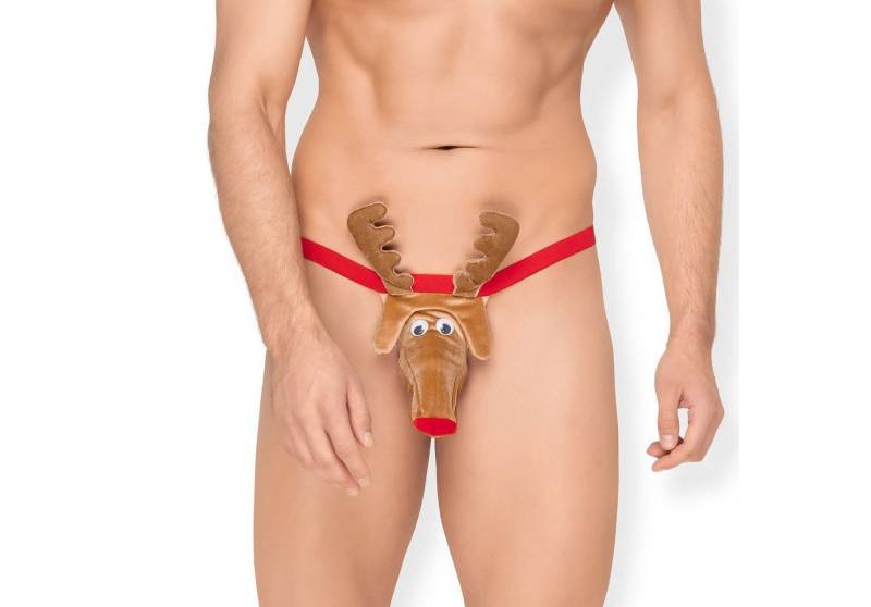 EIS Body Tanga im Rentier-Design (1-tlg) neckisches Geweih, süße Augenapplikation von EIS