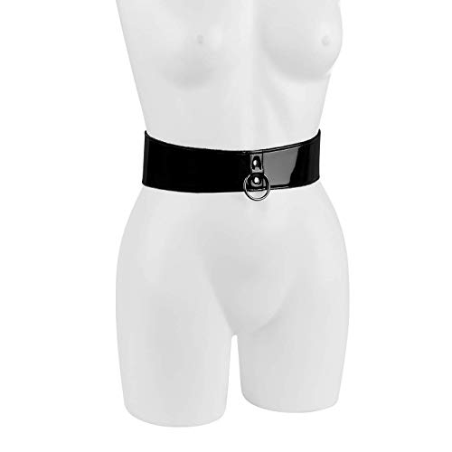 EIS Taillengürtel in Lackleder-Optik | Gepolstert und größenverstellbar | BDSM Zubehör | Schwarz von EIS