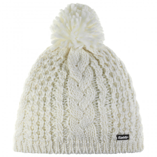 Eisbär - Afra Pompon Mütze Gr One Size grau von EISBÄR