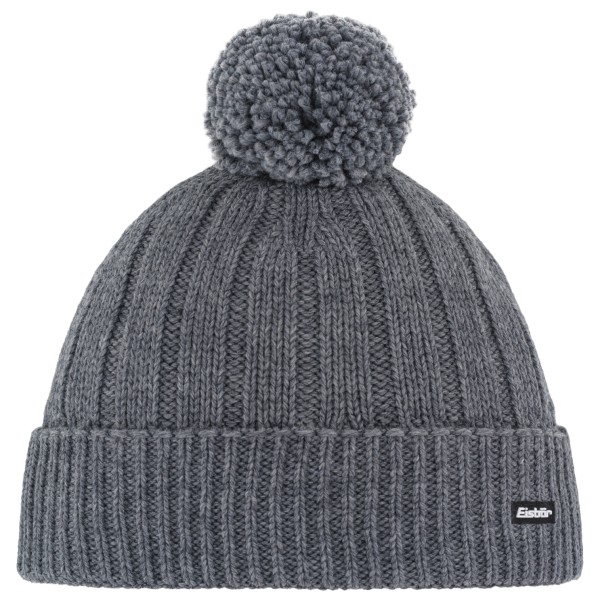 Eisbär - Ayo Pompon - Mütze Gr One Size grau/blau von EISBÄR