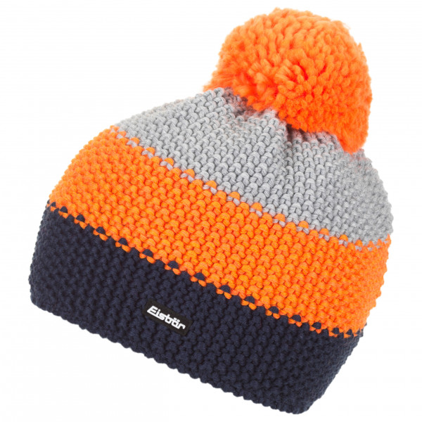 Eisbär - Kid's Star Pompon Mütze Gr One Size bunt;grau von EISBÄR