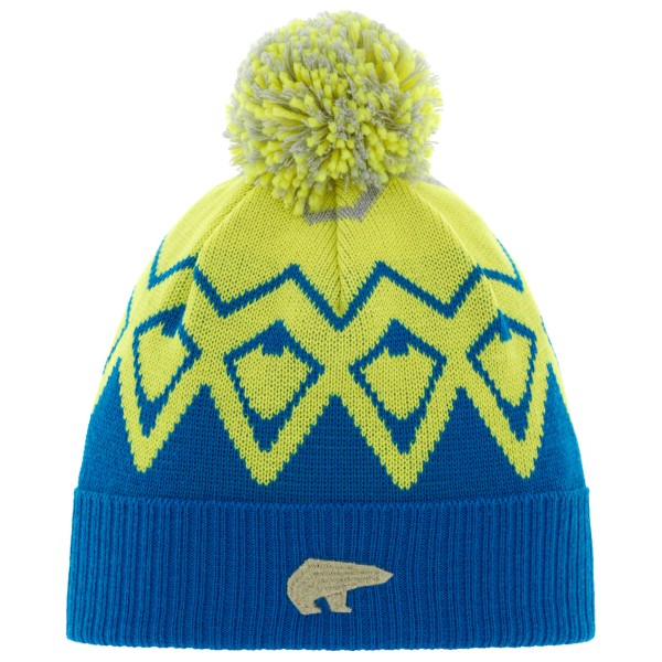 Eisbär - Kid's Ziggy Pompon Oversized Hat - Mütze Gr 53 cm blau/rosa;grau von EISBÄR