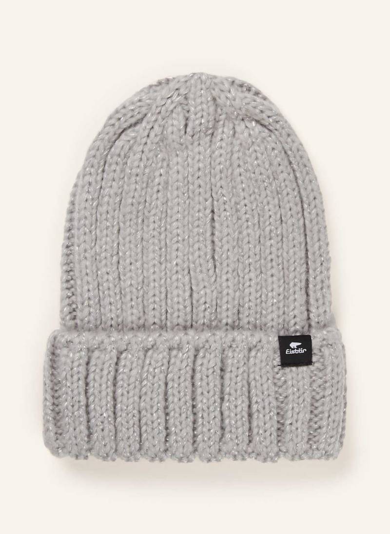 Eisbär Mütze Alea Mit Glitzergarn grau von EISBÄR