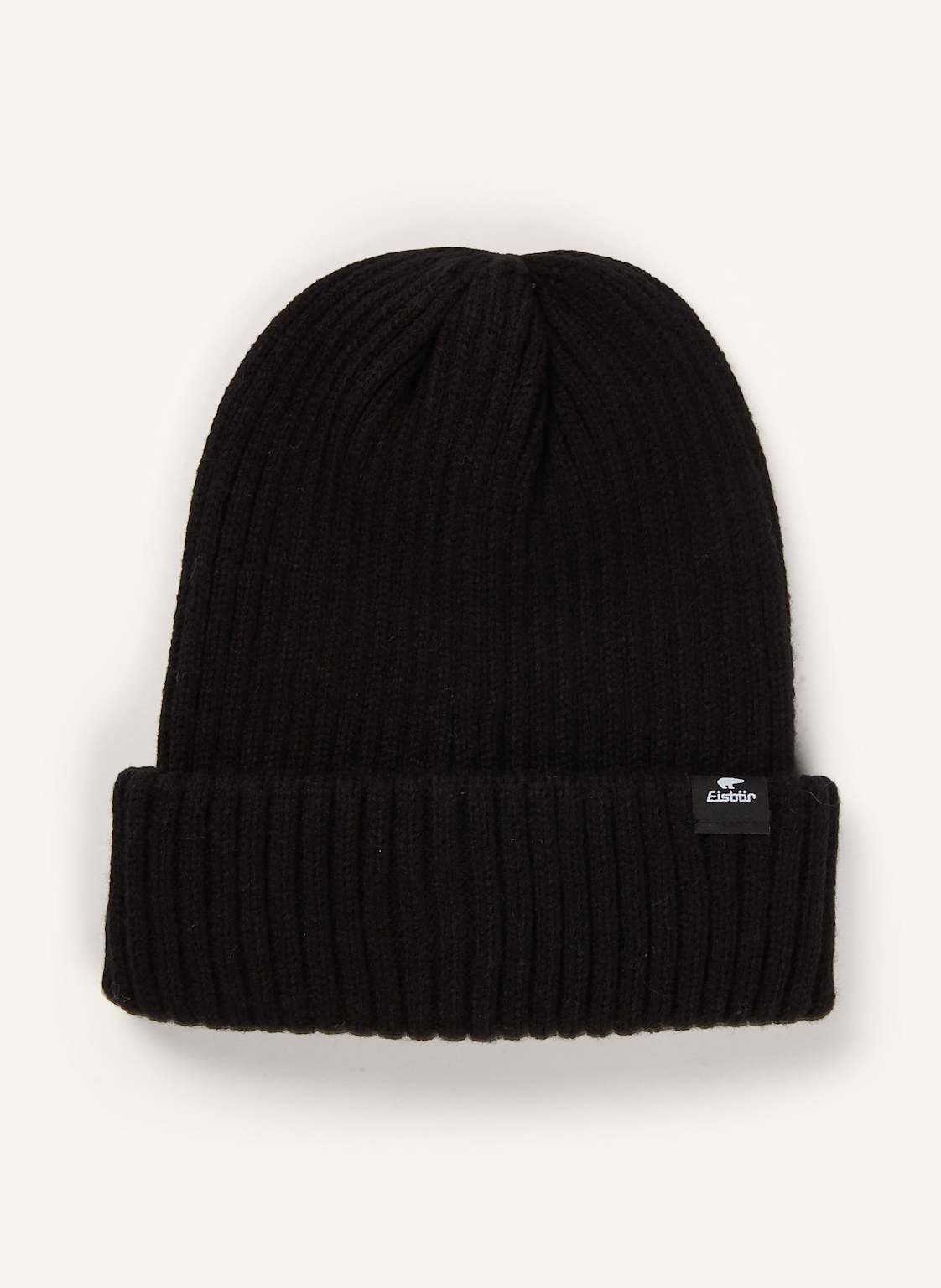 Eisbär Mütze Ripp schwarz von EISBÄR