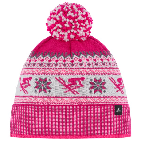 Eisbär - Retroski Pompon - Mütze Gr One Size rosa von EISBÄR