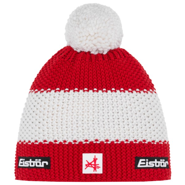 Eisbär - Star Pompon Ski Austria - Mütze Gr One Size rot von EISBÄR
