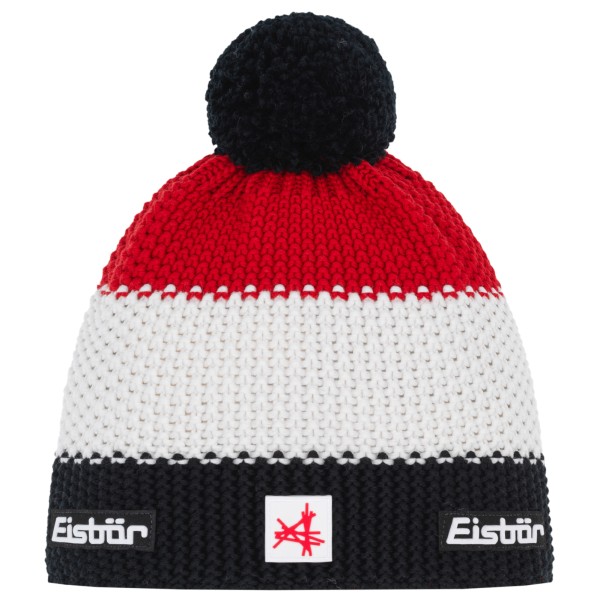 Eisbär - Star Pompon Ski Austria - Mütze Gr One Size schwarz von EISBÄR