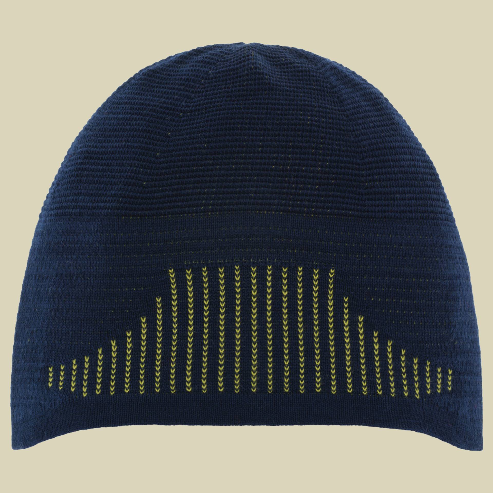 Strive Beanie T2 Größe one size Farbe deep blue-limette-deep blue von EISBÄR