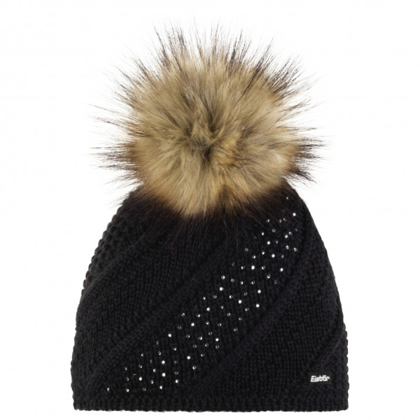 Eisbär - Women's Sita Lux Crystal - Mütze Gr One Size schwarz von EISBÄR