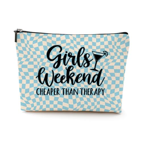 EIXU Make-up-Tasche 370-383, Girls Weekend Cheaper12, 10*7*2 inches von EIXU