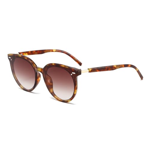 EJDHA Damen sonnenbrille, klassisches Rahmendesign, UV-Schutz, Augenschutz-Sonnenbrille (Leopard/Farbverlaufstee) von EJDHA