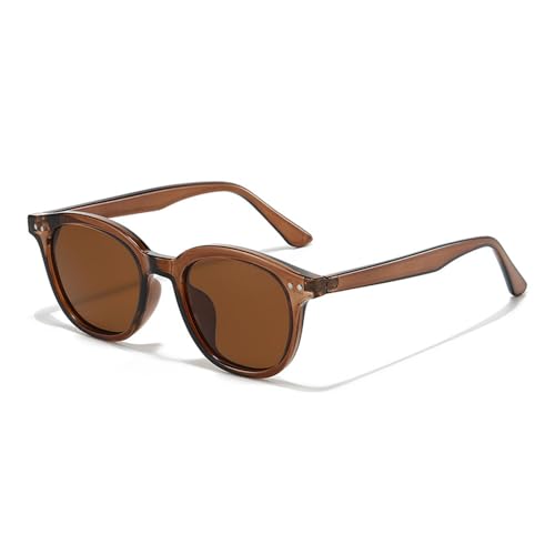 EJDHA Schlichte klassische Sonnenbrille, unisex, geeignet für den Außenbereich, UV-Schutz (braun) von EJDHA