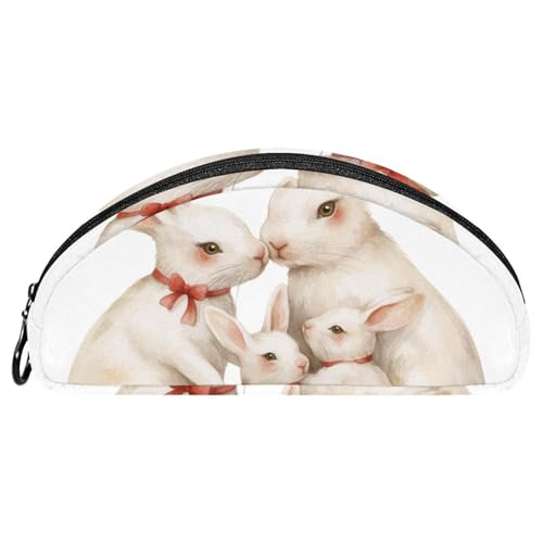 EJFICAHG Federtasche Ostern Kaninchen Hase Stiftebox Schreibwarenetui Stifteetui Reißverschluss Makeup Kosmetiktasche Reiseveranstalter von EJFICAHG