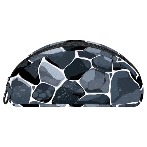 EJFICAHG Federtasche Schildkrötenpanzer Muster Stiftebox Schreibwarenetui Stifteetui Reißverschluss Makeup Kosmetiktasche Reiseveranstalter von EJFICAHG