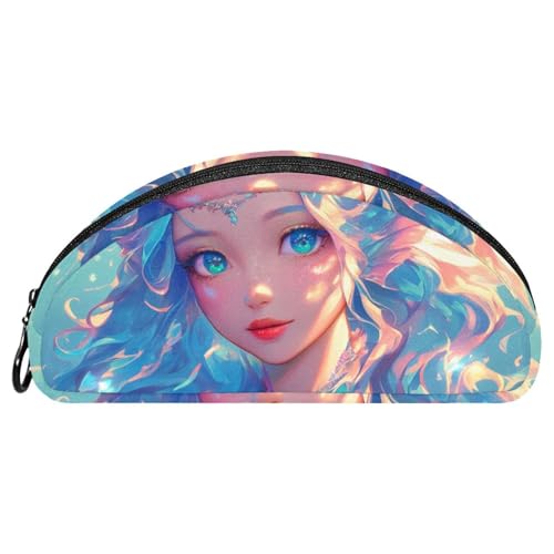 EJFICAHG Federtasche Schöne Meerjungfrau Mädchen Unterwasser Stiftebox Schreibwarenetui Stifteetui Reißverschluss Makeup Kosmetiktasche Reiseveranstalter von EJFICAHG