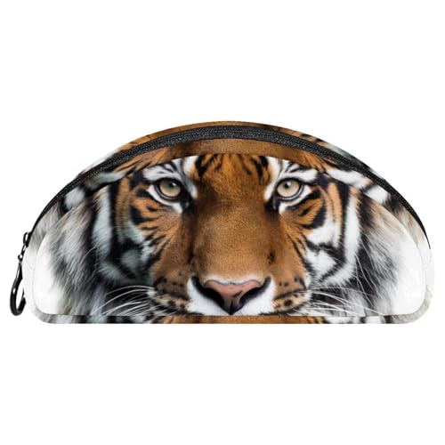 EJFICAHG Federtasche Tierischer Tiger Stiftebox Schreibwarenetui Stifteetui Reißverschluss Makeup Kosmetiktasche Reiseveranstalter von EJFICAHG