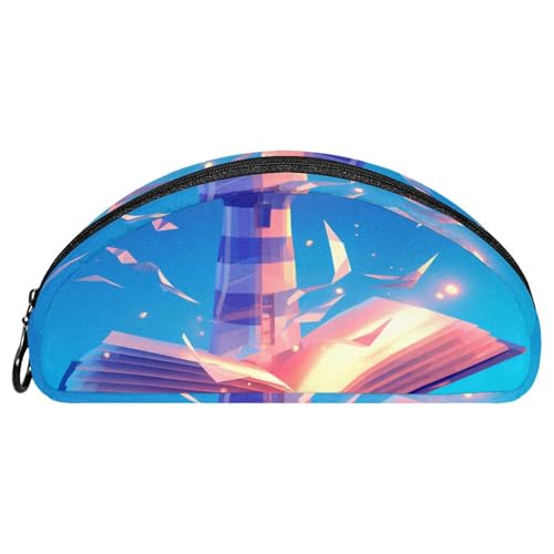 EJFICAHG Federtasche Und Buch Stiftebox Schreibwarenetui Stifteetui Reißverschluss Makeup Kosmetiktasche Reiseveranstalter von EJFICAHG