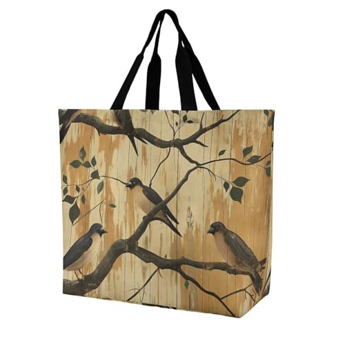 EJFICAHG Handtaschen Für Frauen Swallows Tree Landscape Einkaufstasche Polyester Tote Bag Satchel Bags EJFICAHG Handtaschen Für Frauen Swallows Tree Landscape Einkaufstasche Polyester Tote Bag Satchel Bags von EJFICAHG