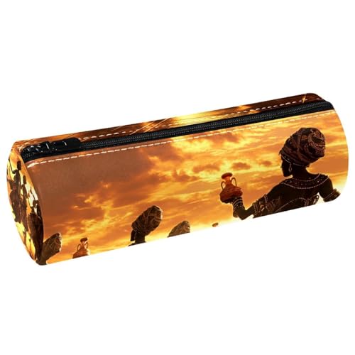 EJFICAHG Stiftetasche Afrikanische Frauen Federmäppchen Schreibwarenetui Stifteetui Kosmetiktasche Kosmetiktasche Kosmetiktasche von EJFICAHG