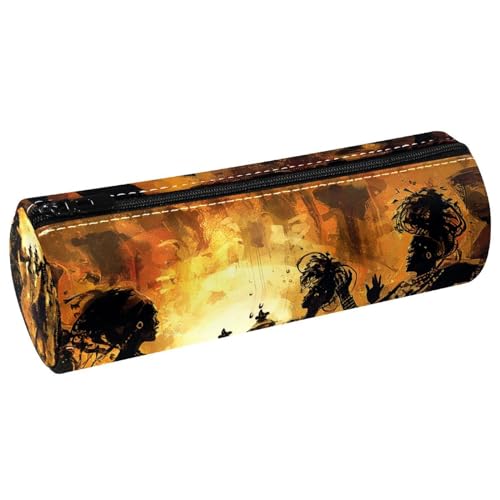 EJFICAHG Stiftetasche Afrikanische Frauen Federmäppchen Schreibwarenetui Stifteetui Kosmetiktasche Kosmetiktasche Kosmetiktasche von EJFICAHG