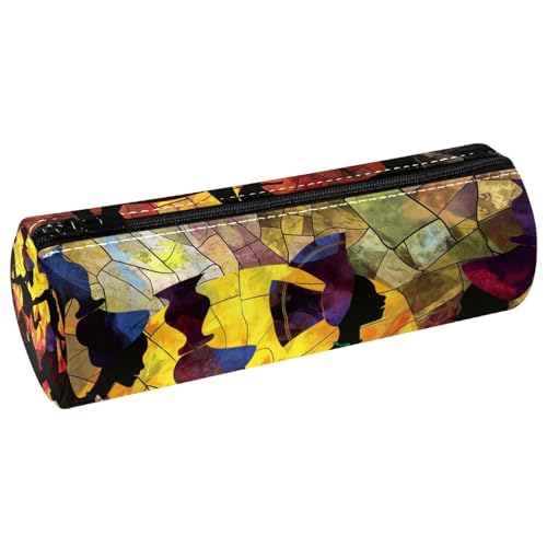 EJFICAHG Stiftetasche Afrikanische Frauen Tanzen Federmäppchen Schreibwarenetui Stifteetui Kosmetiktasche Kosmetiktasche Kosmetiktasche von EJFICAHG