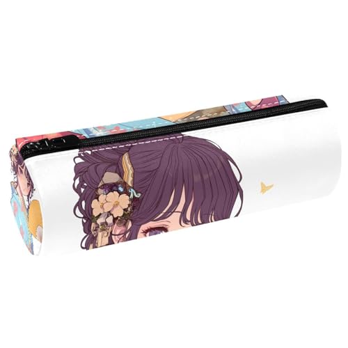 EJFICAHG Stiftetasche Anime Mädchen Federmäppchen Schreibwarenetui Stifteetui Kosmetiktasche Kosmetiktasche Kosmetiktasche von EJFICAHG