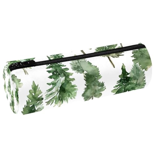 EJFICAHG Stiftetasche Aquarell-Baum-Muster Federmäppchen Schreibwarenetui Stifteetui Kosmetiktasche Kosmetiktasche Kosmetiktasche von EJFICAHG