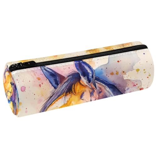 EJFICAHG Stiftetasche Aquarell Federmäppchen Schreibwarenetui Stifteetui Kosmetiktasche Kosmetiktasche Kosmetiktasche von EJFICAHG