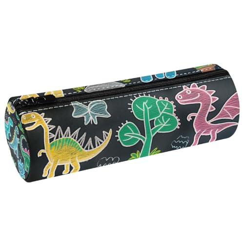 EJFICAHG Stiftetasche Bunte Dinosaurier Federmäppchen Schreibwarenetui Stifteetui Kosmetiktasche Kosmetiktasche Kosmetiktasche von EJFICAHG