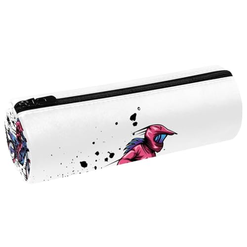 EJFICAHG Stiftetasche Damen-Motorrad Federmäppchen Schreibwarenetui Stifteetui Kosmetiktasche Kosmetiktasche Kosmetiktasche von EJFICAHG