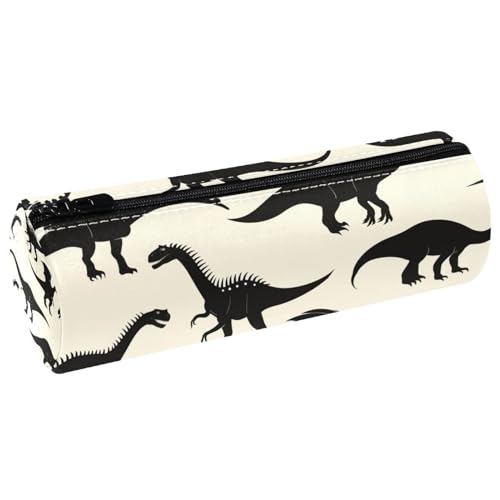 EJFICAHG Stiftetasche Dinosaurier Silhouetten Federmäppchen Schreibwarenetui Stifteetui Kosmetiktasche Kosmetiktasche Kosmetiktasche von EJFICAHG