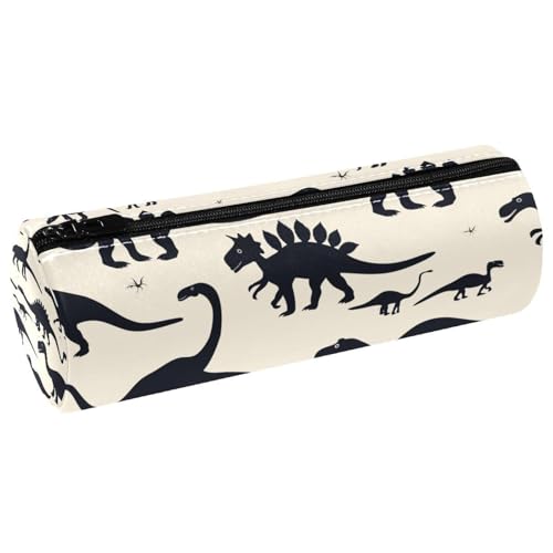 EJFICAHG Stiftetasche Dinosaurier Silhouetten Federmäppchen Schreibwarenetui Stifteetui Kosmetiktasche Kosmetiktasche Kosmetiktasche von EJFICAHG