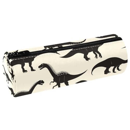 EJFICAHG Stiftetasche Dinosaurier Silhouetten Federmäppchen Schreibwarenetui Stifteetui Kosmetiktasche Kosmetiktasche Kosmetiktasche von EJFICAHG