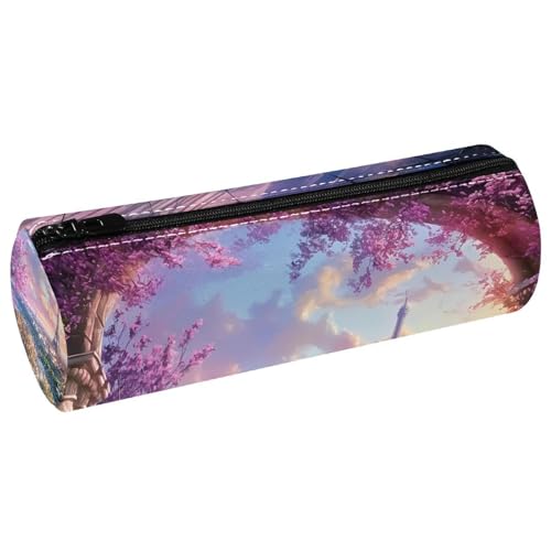 EJFICAHG Stiftetasche Dreamy Landscape Eiffel Handtuch Federmäppchen Schreibwarenetui Stifteetui Kosmetiktasche Kosmetiktasche Kosmetiktasche von EJFICAHG