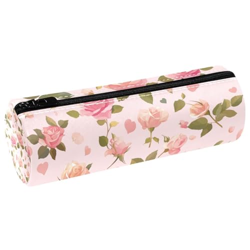 EJFICAHG Stiftetasche Florale Blumen Blühen Federmäppchen Schreibwarenetui Stifteetui Kosmetiktasche Kosmetiktasche Kosmetiktasche von EJFICAHG