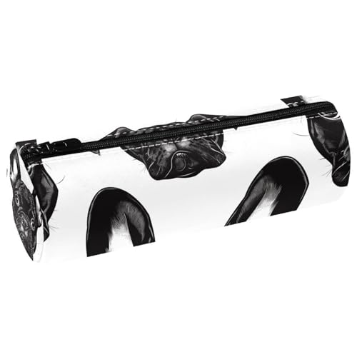 EJFICAHG Stiftetasche Französische Bulldogge Welpe Hund Federmäppchen Schreibwarenetui Stifteetui Kosmetiktasche Kosmetiktasche Kosmetiktasche von EJFICAHG