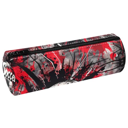 EJFICAHG Stiftetasche Fußballtextur Federmäppchen Schreibwarenetui Stifteetui Kosmetiktasche Kosmetiktasche Kosmetiktasche von EJFICAHG