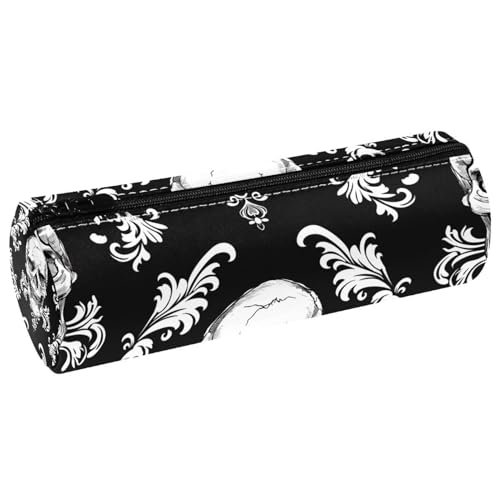 EJFICAHG Stiftetasche Gothic Skulls Muster Federmäppchen Schreibwarenetui Stifteetui Kosmetiktasche Kosmetiktasche Kosmetiktasche von EJFICAHG