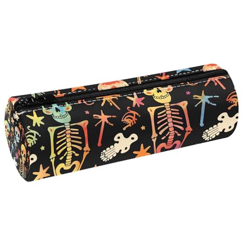 EJFICAHG Stiftetasche Halloween Gruselige Kürbisse Federmäppchen Schreibwarenetui Stifteetui Kosmetiktasche Kosmetiktasche Kosmetiktasche von EJFICAHG