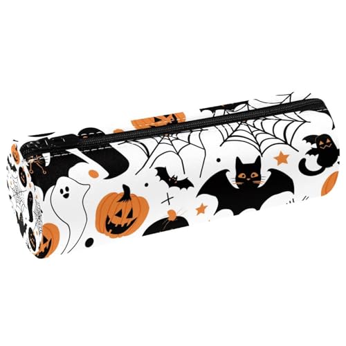 EJFICAHG Stiftetasche Halloween Kürbisse Gespenst Muster Federmäppchen Schreibwarenetui Stifteetui Kosmetiktasche Kosmetiktasche Kosmetiktasche von EJFICAHG