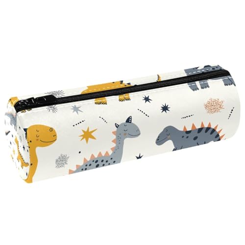 EJFICAHG Stiftetasche Kindliche Dinosaurier-Muster Federmäppchen Schreibwarenetui Stifteetui Kosmetiktasche Kosmetiktasche Kosmetiktasche von EJFICAHG