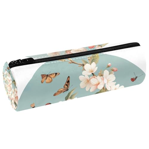 EJFICAHG Stiftetasche Kirschblüten Federmäppchen Schreibwarenetui Stifteetui Kosmetiktasche Kosmetiktasche Kosmetiktasche von EJFICAHG