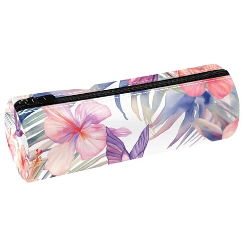 EJFICAHG Stiftetasche Kolibri Und Rosa Hibiskusblüten Federmäppchen Schreibwarenetui Stifteetui Kosmetiktasche Kosmetiktasche Kosmetiktasche von EJFICAHG