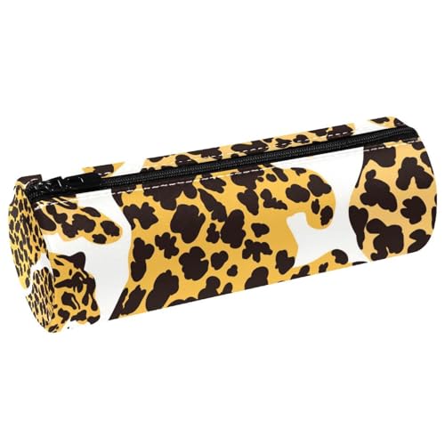 EJFICAHG Stiftetasche Leoparden Tierdrucke Federmäppchen Schreibwarenetui Stifteetui Kosmetiktasche Kosmetiktasche Kosmetiktasche von EJFICAHG