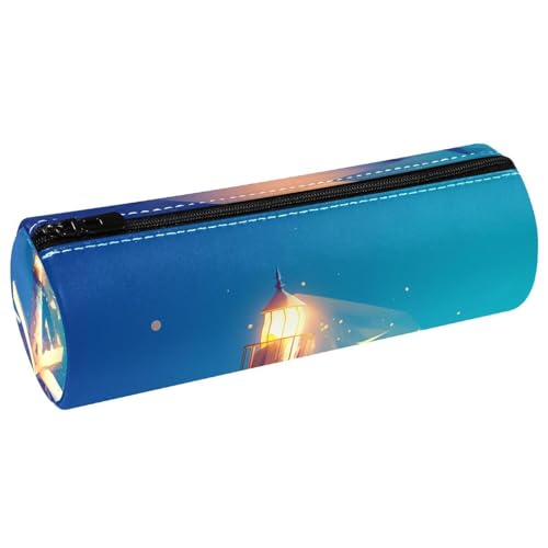 EJFICAHG Stiftetasche Leuchtturm Und Buch Federmäppchen Schreibwarenetui Stifteetui Kosmetiktasche Kosmetiktasche Kosmetiktasche von EJFICAHG